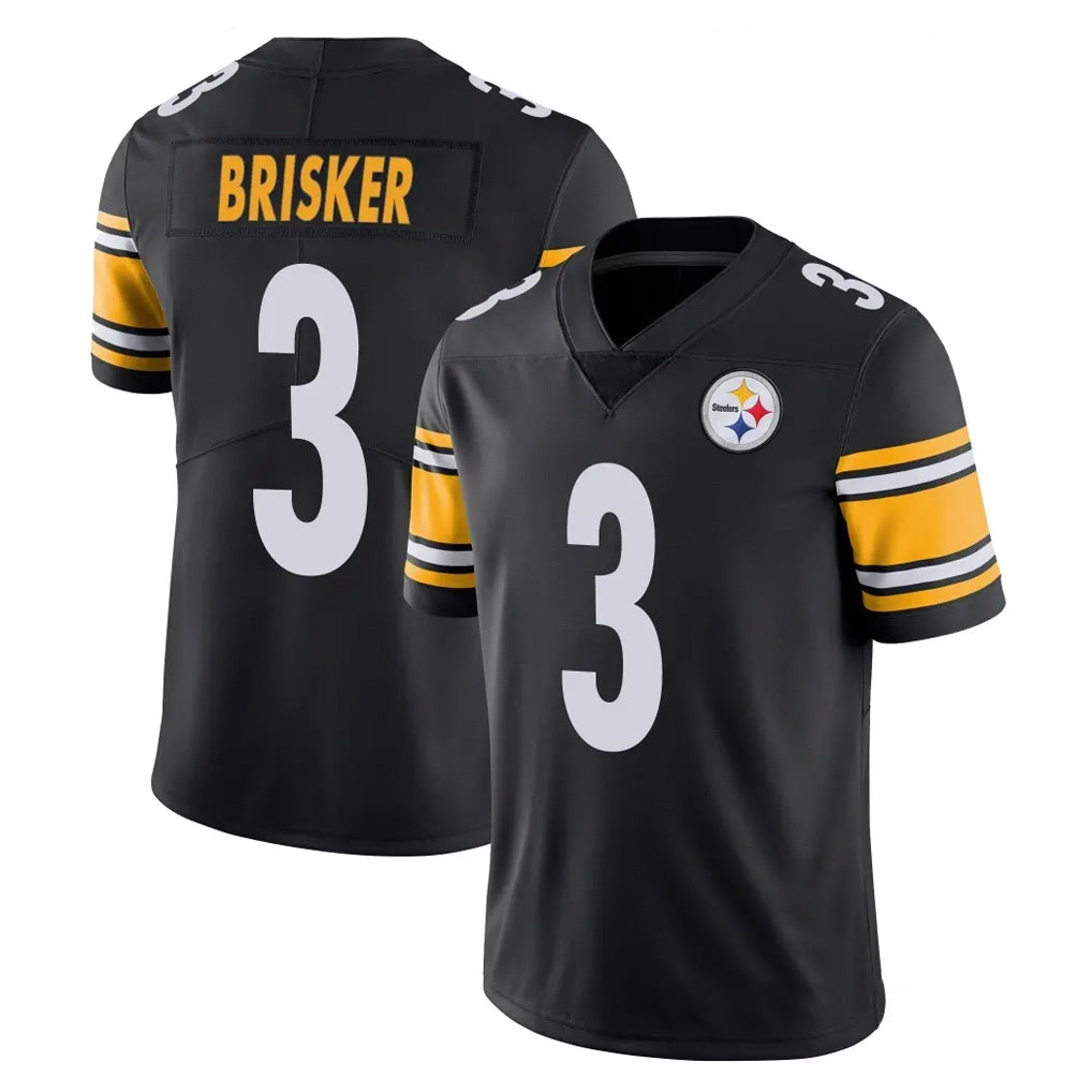 Kooe P.Steelers #3 Jaquan Brisker Player Black Limited Vapor Untouchable Home Game Stitched Jerseys