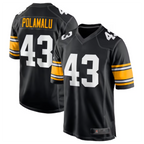 Kooe P.Steelers #43 Troy Polamalu Black Retired Player Jersey American Stitched Jersey