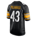 Kooe P.Steelers #43 Troy Polamalu Player Black Home Game Stitched Jerseys