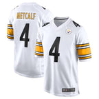 Kooe P.Steelers #4 DK Metcalf Player White Game Replica Stitched Jerseys