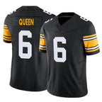 Kooe P.Steelers #6 Patrick Queen Player Black Limited Alternate Vapor F.U.S.E. Home Game Stitched Jerseys