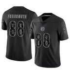 Kooe P.Steelers #88 Pat Freiermuth Player Black RFLCTV Limited Stitched Jerseys