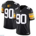 Kooe P.Steelers #90 T.J. Watt Black Vapor F.U.S.E. Limited Stitched American Stitched Jerseys