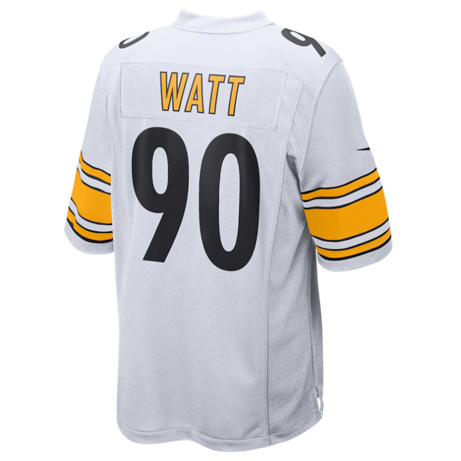Kooe P.Steelers #90 T.J. Watt Player White Game Stitched Jerseys
