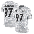 Kooe P.Steelers #97 Cameron Heyward Player Arctic Camo Salute to Service Limited Stitched Jerseys