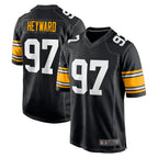 Kooe P.Steelers #97 Cameron Heyward Player Black Home Limited Stitched Jerseys