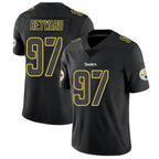Kooe P.Steelers #97 Cameron Heyward Player Black Impact Limited Stitched Jerseys