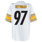 Kooe P.Steelers #97 Cameron Heyward Player White Game Stitched Jerseys