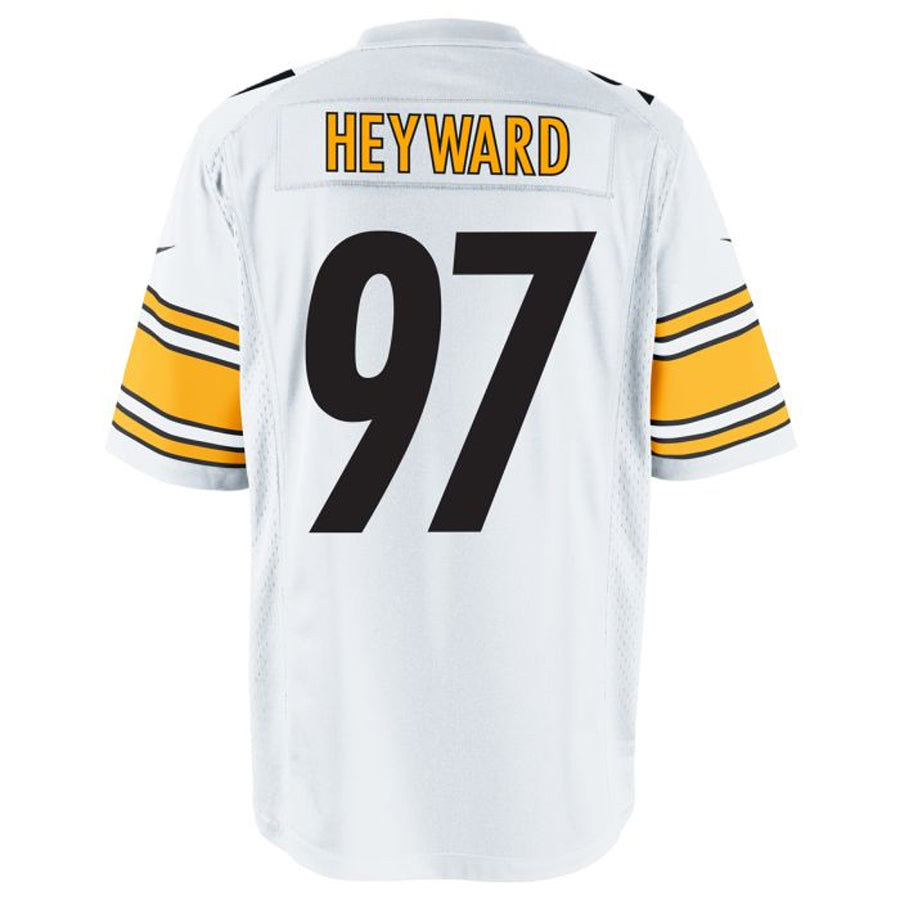 Kooe P.Steelers #97 Cameron Heyward Player White Game Stitched Jerseys
