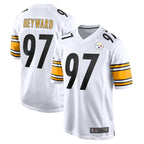 Kooe P.Steelers #97 Cameron Heyward Player White Home Game Stitched Jerseys