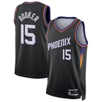 Kooe P.Suns #15 Devin Booker Black Swingman Jerseys - Statement Edition