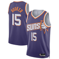 Kooe P.Suns #15 Devin Booker Purple Swingman Player Jerseys - Icon Edition