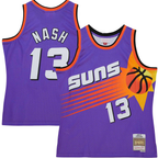 Kooe P.Sunss #13 Steve Nash Mitchell & Ness Purple Hardwood Classics 1996-1997 Tropical Swingman Jerseys