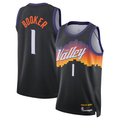 Kooe P.Sunss #1 Devin Booker Black 2025-2026 Swingman Jerseys - City Edition