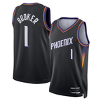 Kooe P.Sunss #1 Devin Booker Black Swingman Jerseys - Statement Edition