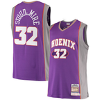 Kooe P.Sunss #32 Amar'e Stoudemire Mitchell & Ness Purple Hardwood Classics Authentic Jerseys