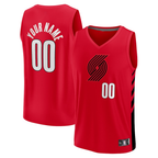 Kooe PT.Blazers Fanatics Red Fast Break Replica Jerseys - Statement Edition