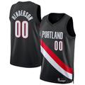 Kooe PT.Blazers #00 Scoot Henderson Black Swingman Jerseys - Icon Edition