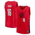 Kooe PT.Blazers #16 Yang Hansen Fanatics Red Fast Break Replica Jerseys - Statement Edition