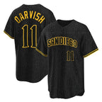 Kooe S.Diego Padres #11 Yu Darvish Player Black Snake Skin City Home Game Stitched Jerseys