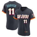 Kooe S.Diego Padres #11 Yu Darvish Player Obsidian 2026 City Connect Home Elite T-shirt Stitched Jerseys