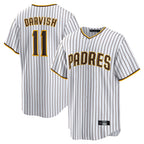 Kooe S.Diego Padres #11 Yu Darvish Player White Home Replica Game Stitched Jerseys