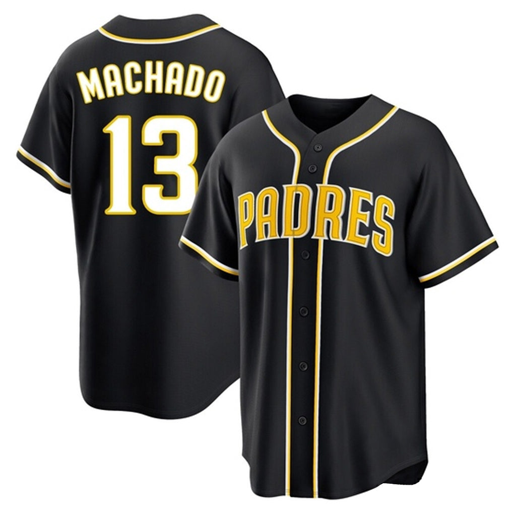 Kooe S.Diego Padres #13 Manny Machado Player Black 2026 Fashion Home Stitched Jerseys