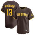Kooe S.Diego Padres #13 Manny Machado Player Brown Home Limited Stitched Jerseys