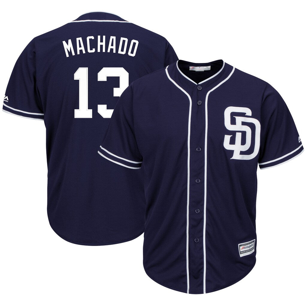 Kooe S.Diego Padres #13 Manny Machado Player Navy Cool Base Game Stitched Jerseys