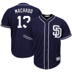 Kooe S.Diego Padres #13 Manny Machado Player Navy Cool Base Game Stitched Jerseys