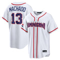 Kooe S.Diego Padres #13 Manny Machado Player White 2026 World Classic Home Limited Stitched Jerseys