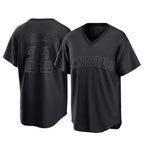 Kooe S.Diego Padres #22 Mason Miller Player Black Pitch Fashion Game T-shirt Stitched Jerseys