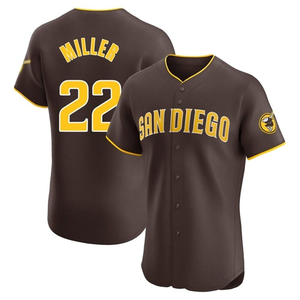 Kooe S.Diego Padres #22 Mason Miller Player Brown Home Limited Elite Stitched Jerseys