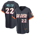 Kooe S.Diego Padres #22 Mason Miller Player Obsidian 2026 City Connect Home Limited T-shirt Stitched Jerseys