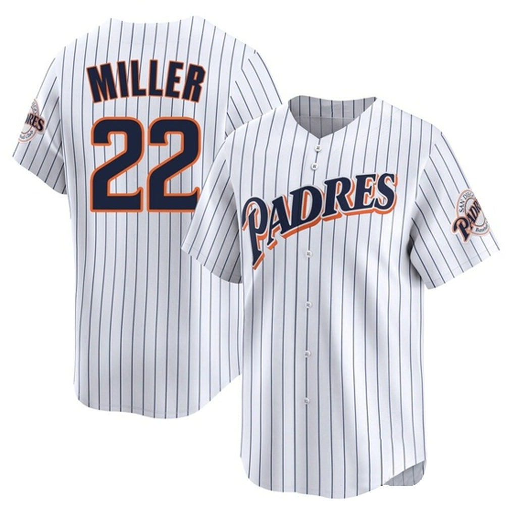 Kooe S.Diego Padres #22 Mason Miller Player White Cooperstown Collection Limited Home Stitched Jerseys