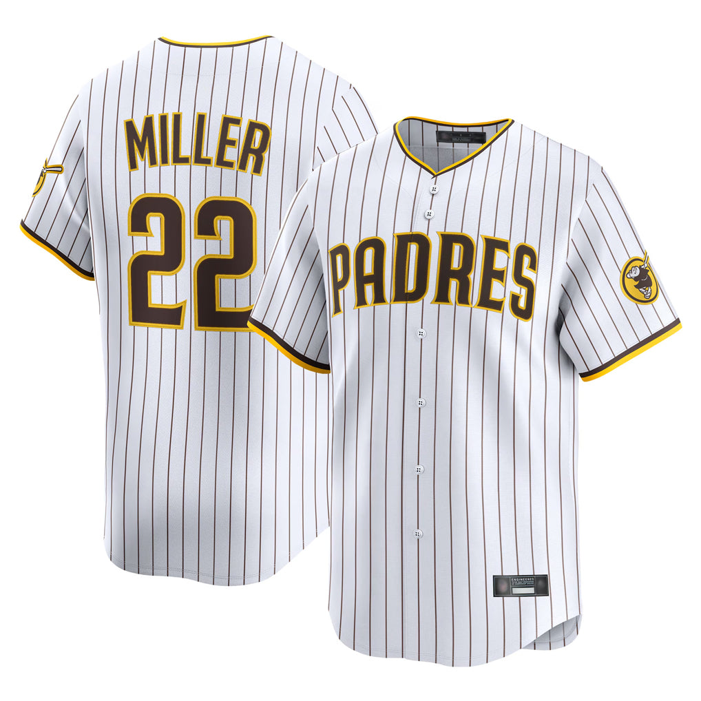 Kooe S.Diego Padres #22 Mason Miller Player White Home Limited Stitched Jerseys