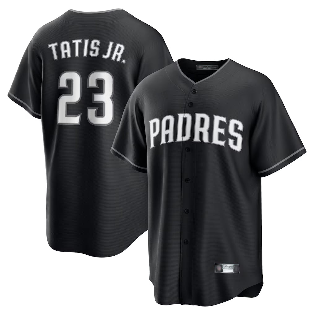 Kooe S.Diego Padres #23 Fernando Tatis Jr Player Black Home Game Stitched Jerseys