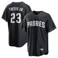 Kooe S.Diego Padres #23 Fernando Tatis Jr Player Black Home Game Stitched Jerseys