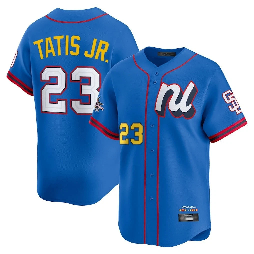 Kooe S.Diego Padres #23 Fernando Tatis Jr Player Blue National League All-Star Game Limited Stitched Jerseys