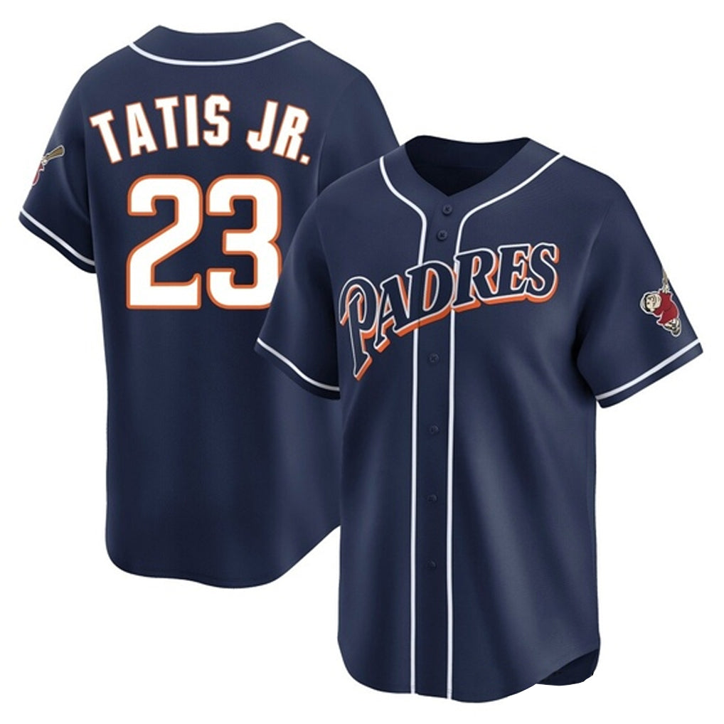 Kooe S.Diego Padres #23 Fernando Tatis Jr Player Navy Cooperstown Collection Limited Home Stitched Jerseys