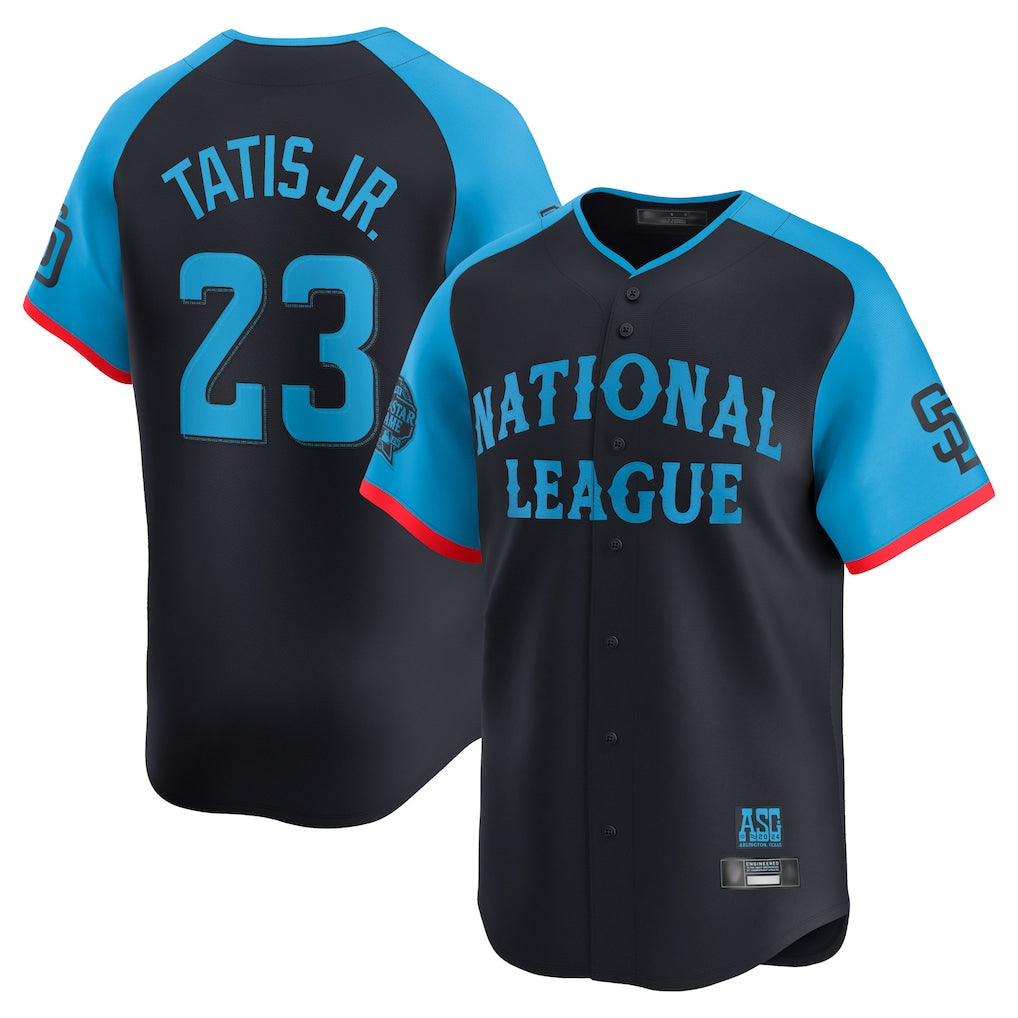 Kooe S.Diego Padres #23 Fernando Tatis Jr Player Navy National League All-Star Game Limited Stitched Jerseys