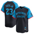 Kooe S.Diego Padres #23 Fernando Tatis Jr Player Navy National League All-Star Game Limited Stitched Jerseys