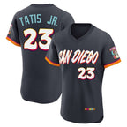Kooe S.Diego Padres #23 Fernando Tatis Jr Player Obsidian 2026 City Connect Home Elite T-shirt Stitched Jerseys
