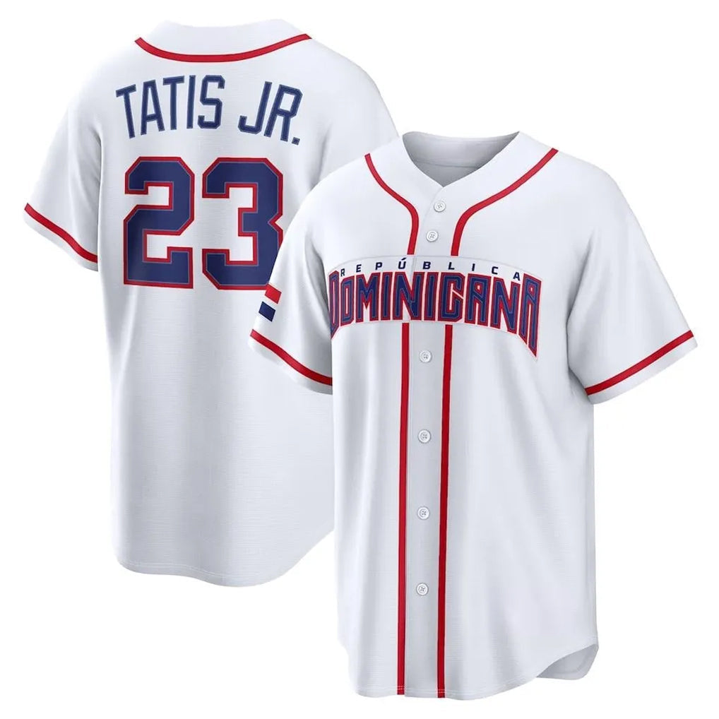 Kooe S.Diego Padres #23 Fernando Tatis Jr Player White 2026 World Classic Home Limited Stitched Jerseys