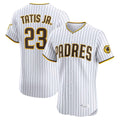 Kooe S.Diego Padres #23 Fernando Tatis Jr Player White Home Limited Elite Stitched Jerseys