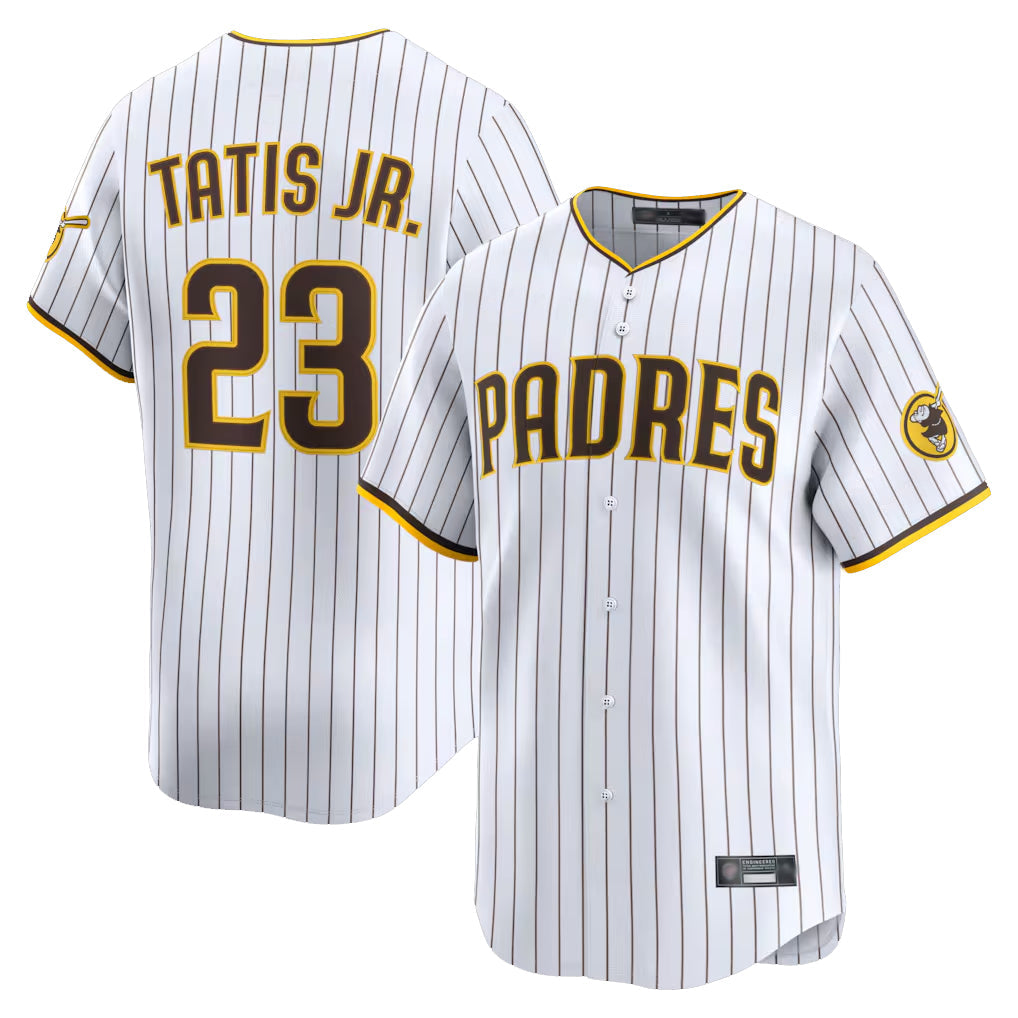 Kooe S.Diego Padres #23 Fernando Tatis Jr Player White Home Limited Stitched Jerseys
