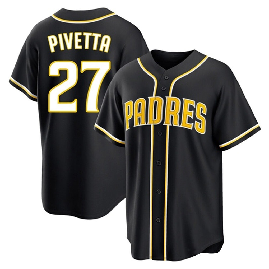 Kooe S.Diego Padres #27 Nick Pivetta Player Black 2026 Fashion Home Stitched Jerseys
