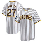 Kooe S.Diego Padres #27 Nick Pivetta Player White Home Game Stitched Jerseys