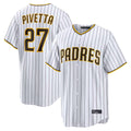 Kooe S.Diego Padres #27 Nick Pivetta Player White Home Limited Stitched Jerseys