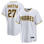 Kooe S.Diego Padres #27 Nick Pivetta Player White Home Limited Stitched Jerseys
